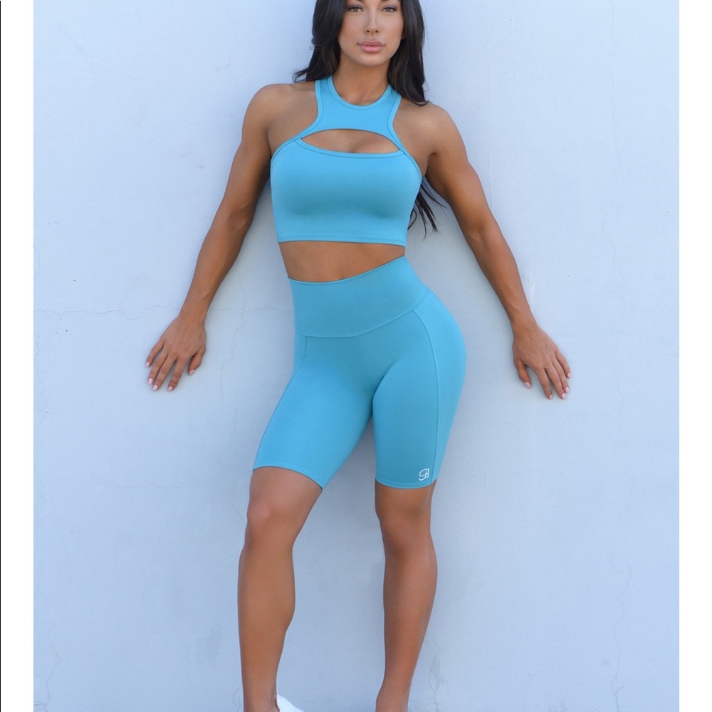 Bombshell sportswear top & shorts: worn once